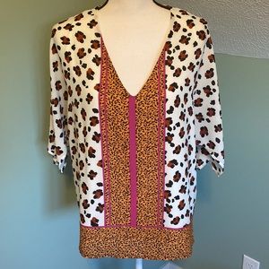 Allison Joy (Evereve) Animal Print Dolman Blouse